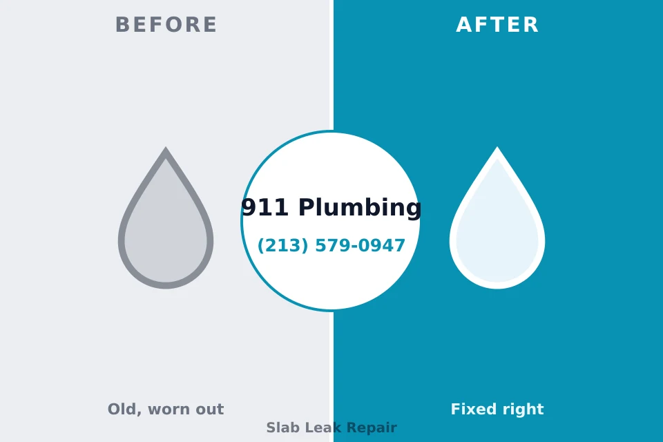 Before and after: plumbing company Bellows Falls, VT